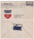 LETTRE. VOYAGE INAUGURAL S/ NORMANDIE. LE HAVRE. 29 MAI 1935. MAIDEN VOYAGE ET VIGNETTE - Maritieme Post