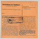 80 Pfg. Posthorn Portorichtig Auf Paketkarte - Covers & Documents