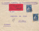 LETTRE. MOCAMBIQUE. 14 1 1925. RECOMMANDE LOURENCO-MARQUES. CHANCULO POUR KIEL ALLEMAGNE. PAR LONDRES - Mozambique