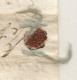 N°2042 ANCIENNE LETTRE DE ELISABETH DE NASSAU AU PRINCE DE SEDAN AVEC CACHET DE CIRE ET RUBAN DATE 1615 - Historische Dokumente