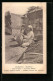 AK Salonica, Small Traders, Woman Making Baskets, Korbflechterin  - Unclassified