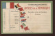 MENU - NOUVEL AN 1923 SUR CARTE FRANCHISE MILITAIRE - Menükarten