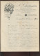 PHARMACIE A. GROUSSIN, 37 RUE NATIONALE RAMBOUILLET (YVELINES) - COURRIER DE FEVRIER 1900 - Autres & Non Classés