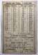 Ancienne Carte Publicitaire + Horaires Des Trains 1919 - Hôtel Du Grand Cerf Lemoine ARGENTEUIL - Advertising