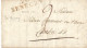 LETTRE. 6 JAN 1831. 70/SENECEY (39mm ). SAONE ET LOIRE. DE GIGNY. POUR CHALON. TAXE 2 - 1801-1848: Precursors XIX