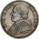 États Italiens, PAPAL STATES, Pius IX, 5 Lire, 1870, Rome, Argent, TTB, KM:1385 - Vatican