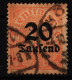 Deutsches Reich Dienstmarken 90 Gestempelt Geprüft Infla BPP #HJ786 - Servizio