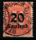 Deutsches Reich Dienstmarken 90 Gestempelt Geprüft Infla BPP #HJ785 - Servizio