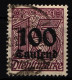 Deutsches Reich Dienstmarken 92 Gestempelt Geprüft Infla BPP #HJ799 - Servizio