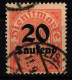 Deutsches Reich Dienstmarken 90 Gestempelt Geprüft Infla BPP #HJ779 - Dienstmarken