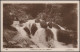 Waterfall, Glen Lyn, Lynmouth, Devon, 1918 - Twiss Bros RP Postcard - Lynmouth & Lynton