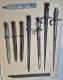 Lot De 7 Baïonnettes à Rénover Ou à Transformer En Couteaux De Chasse - Knives/Swords
