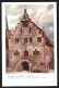 Künstler-AK Karlstadt Am Main, Rathaus  - Karlstadt