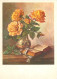 Fleurs - Art Peinture - P Moleveld - CPM - Voir Scans Recto-Verso - Fleurs