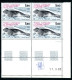 TAAF - N°107 & 108 - PHOQUE CRABIER - 2 BLOCS DE 4 - COINS DATES - SIGNE ANDREOTTO - Neufs