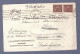 Weimar INFLA Drucksache Brief - Hannover 13.9.22 (CG13110-262) - Lettres & Documents