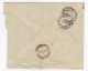 1950 Repubblica STORIA POSTALE Busta Affr. 5+20+25+55 Compreso 55 Lire UNESCO - 1946-60: Marcophilie