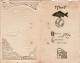 Carte Fantaisie - 1 Er Avril - Poisson D Avril -  Double Carte Gauffrée  - 1° Aprile (pesce Di Aprile)
