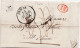 37112# LETTRE DECIME RURAL BOITE RURALE M Datée De CHONERAC Obl PRIVAS 15 MARS 1836 T13 ARDECHE Pour ST ETIENNE LOIRE - 1801-1848: Précurseurs XIX