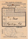 37134# RECU DE MANDAT Obl WOLFISHEIM 1943 BAS RHIN Pour HAGONDANGE MOSELLE TALANGE - Briefe U. Dokumente