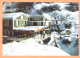 Ppgf/ CPSM Grand Format - ALPES MARITIMES - SAINT AUBAN - AUBERGE DE LA CLUE SOUS LA NEIGE - Animation - Autres & Non Classés