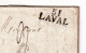 Lettre Laval 6 Mai 1815 Turpin Mayenne Pour Castelnaudary Aude Grilleret - 1801-1848: Precursors XIX