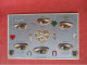 Language Of Eyes   Embossed      Ref 6410 - Autres & Non Classés