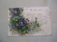 Carte Postale Ancienne 1900 VIOLETTES - Flowers