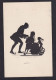 Elsbeth Forck's Schattenbilder - Skating / Postcard Not Circulated, 2 Scans - Silhouettes