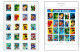 Delcampe - COLOR PRINTED USA 2005-2010 STAMP ALBUM PAGES (90 Illustrated Pages) >> FEUILLES ALBUM - Pré-Imprimés