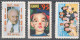 BIRTHDAY Family LOT Private LABEL CINDERELLA VIGNETTE 1990 Hungary My Stamp / Spéter Elisabeth Soltan Ferenczy CLOWN - Autres & Non Classés