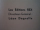 Delcampe - LE ROI ALBERT. Pierre NOTHOMB. 1934 Editions REX Léon DEGRELLE. - French