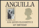 Anguilla 674-676,677,MNH.Mi 697-699,Bl.69. Queen Elizabeth II,60th Birthday,1986 - Anguilla (1968-...)