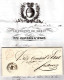 Schweiz 1841, Roter K2 MORAT U. Amtssiegel-Stpl. Auf Schönem Brief N. Fribourg - Storia Postale