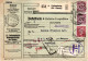 DR 1926, 60+2x100 Pf. Auf Paketkarte V. Fechenheim Via Hamburg N. Norwegen  - Lettres & Documents