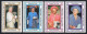 Antigua 1324-1327,1328, MNH. Mi 1388-1392. Queen Mother Elizabeth,90th Ann.1990. - Antigua En Barbuda (1981-...)