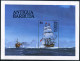 Antigua 745-748,hinged,749,MNH.Michel 756-759,Bl.75. Ships 1984.Booker Vanguard, - Antigua And Barbuda (1981-...)