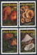 Antigua 958-961,962,MNH.Michel 973-976,977 Bl.116. Mushrooms 1986. - Antigua Und Barbuda (1981-...)