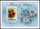 Antigua 519-522 Gutter Pairs, 523 Sheet, MNH. Mi 520-523, Bl.38. Flowers 1978. - Antigua Et Barbuda (1981-...)