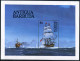 Antigua 745-748,749,MNH.Michel 756-759,Bl.75. Ship 1984.Booker Vanguard,Canberra - Antigua And Barbuda (1981-...)