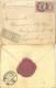 Griechenland 1899, Paar 25 C. Auf Reko Brief M. Royalem Siegel N. Dänemark - Autres & Non Classés
