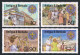 Antigua 667-671, MNH. Mi 678-681, Bl.64. Boy Scouts-75, 1982. Lord Baden-Powell. - Antigua And Barbuda (1981-...)