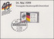 Deutscher Bundeswehrverband DBW 40 Jahre Bundesrepublik Klappkarte SSt Bonn 1989 - Sonstige & Ohne Zuordnung