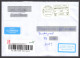 Delcampe - Kazinczy WRITER Language Reform 2009 Delayed REGISTERED Priority LABEL Vignette Cover Hungary Hódmezővásárhely Postmark - Police - Gendarmerie