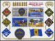 Barbados 323-326, 326a, MNH. Mi 292-295,Bl.2. Boy Scouts,1969. Bridgetown Harbor - Barbades (1966-...)
