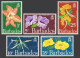 Barbados 348-352, 352a, MNH. Mi 317-321, Bl.3. Flowers 1970. Lily, Orchid,Pride, - Barbados (1966-...)