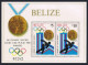 Belize 503-510 Pair-label, 511 Ab-512, MNH. Olympics Lake Placid-1980. Medals. - Belize (1973-...)