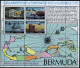 Bermuda 329-332,332a, MNH. Mi 318-321, Bl.3. USA-200, 1976. Gunpowder Plot,1775. - Bermuda