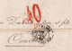 Lettre Paris 1864 Banque Mussard Audéoud & Cie Pour Couvet Suisse Dubied Père & Fils Fabriquant Absinthe Bank - 1849-1876: Klassik