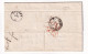 Delcampe - Lettre Paris 1864 Banque Mussard Audéoud & Cie Pour Couvet Suisse Dubied Père & Fils Fabriquant Absinthe Bank - 1849-1876: Période Classique